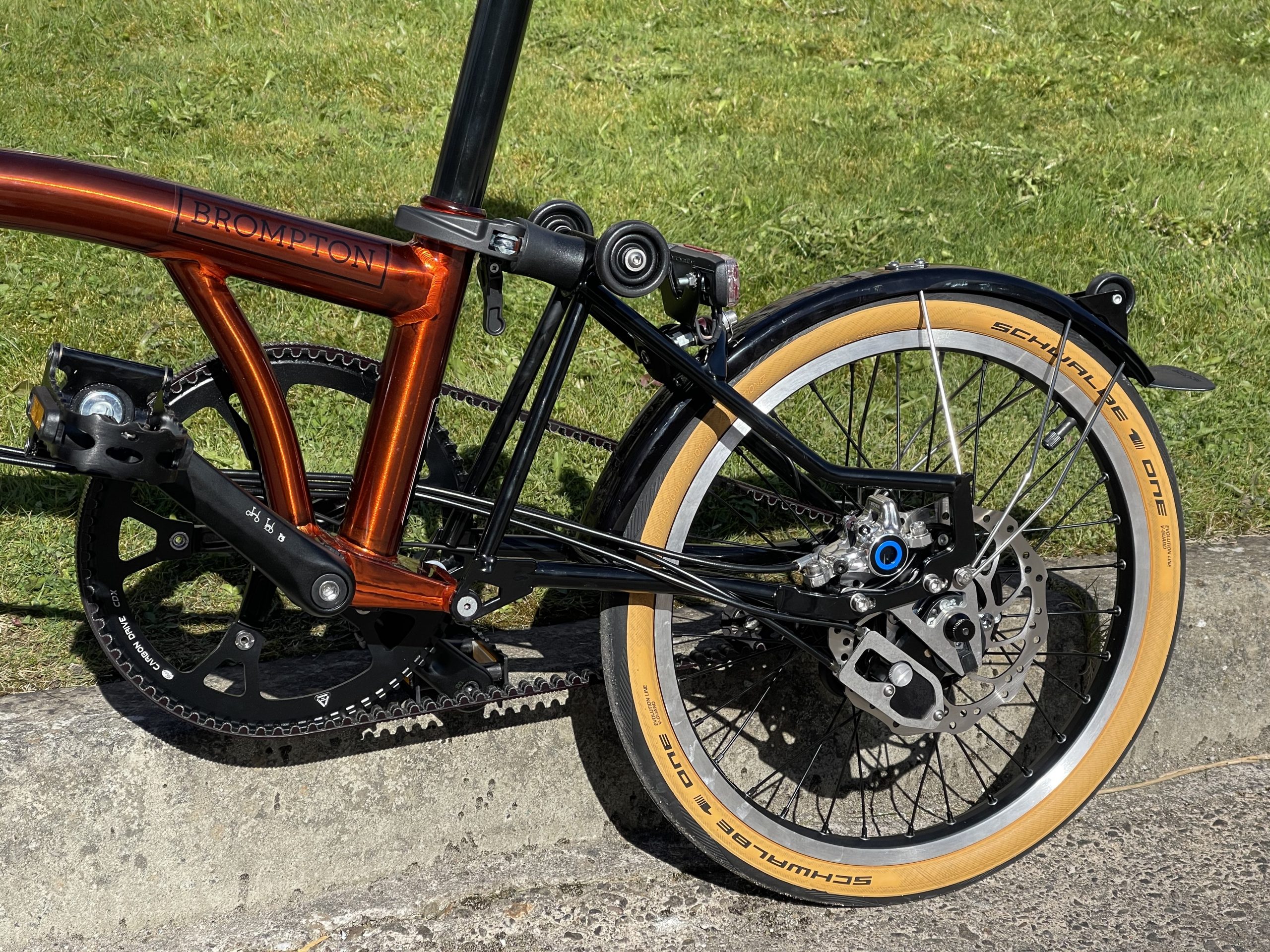 Flame Rohloff Belt Drive Brompton